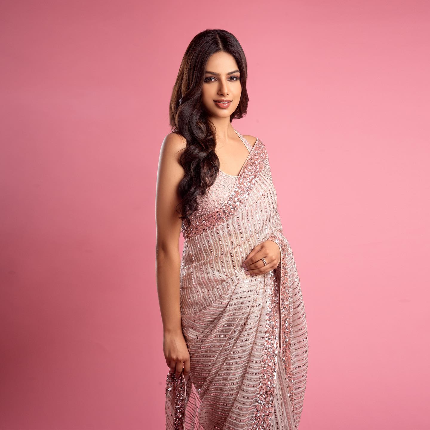 LG 1334 Pink Saree : Georgette Blouse : Phantom Silk Work : Sequence Embroidered Work On All Over The Saree Party, Wedding, @1999/- Only | Sarees, Bollywood Sarees, Creative Sarees, Designer Sarees, Embroidered Sarees, Ethnic Saree, Party Wear Sarees