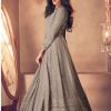 Glamorous Grey Color Heavy Georgette with Santoon And Embroidery Designer Work Suit