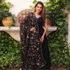 Gorgeous Black Heavy Faux Georgette With Fully Flair Salwar Suit