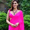 Stunning Pink Color Georgette Embroidery Sequence Lace Saree