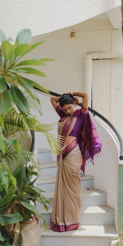 KP - 5044 Cream Color Soft Lichi Silk Jacquard On All Over Saree Casual, Party Wear, Wedding, Events Etc. Expected Delivery 4-6 Working Days @1449/- | Sarees, Bollywood Sarees, Creative Sarees, Designer Sarees, Embroidered Sarees, Ethnic Saree, Modern Digital sarees, Party Wear Sarees