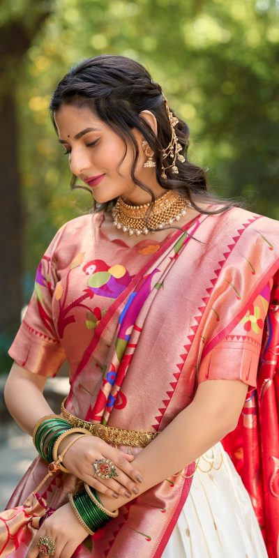 LNB 2005 Orange Jacquard Silk Weaving Zari Lehenga Choli Festive Party Wedding, Events etc. Delivery 4-6 Working Days @3499/- | Lehenga, Bollywood Lehenga, Creative Lehenga, Designer Lehenga, Embroidered Lehenga, Party Wear Lehenga