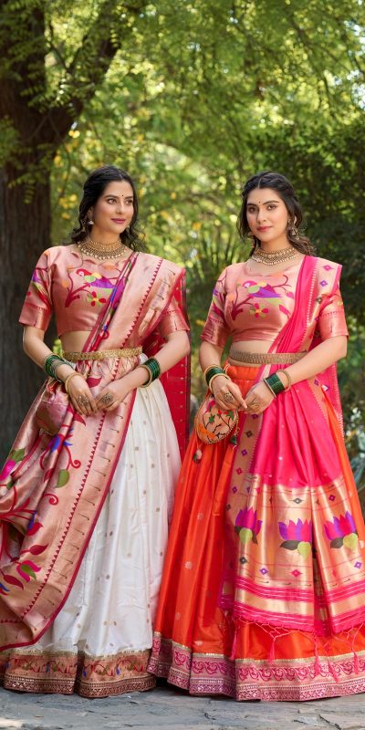 LNB 2005 Orange Jacquard Silk Weaving Zari Lehenga Choli Festive Party Wedding, Events etc. Delivery 4-6 Working Days @3499/- | Lehenga, Bollywood Lehenga, Creative Lehenga, Designer Lehenga, Embroidered Lehenga, Party Wear Lehenga