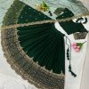 Dark Green Georgette Embroidery Lehenga Choli