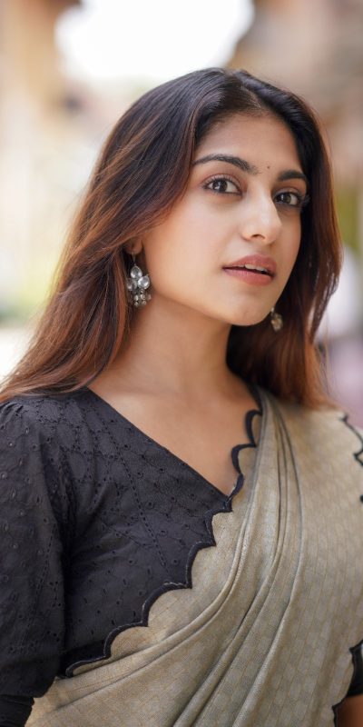 Marvelous Grey Color Cotton Lucknowi Work Saree