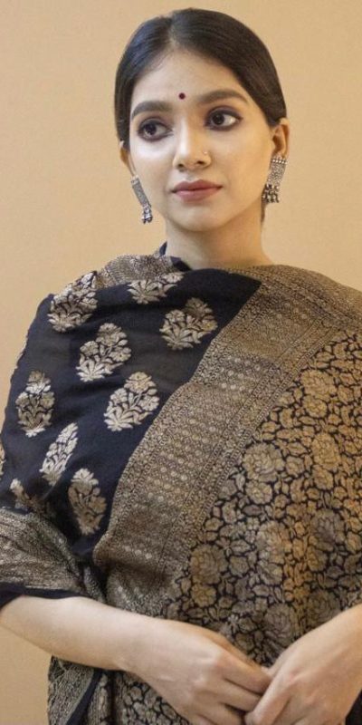 KP 1082 Black Color Soft Lichi Silk Jacquard On All Over Saree Casual, Party Wear, Wedding, Events Etc. Expected Delivery 4-6 Working Days @1399/- | Sarees, Bollywood Sarees, Creative Sarees, Designer Sarees, Embroidered Sarees, Ethnic Saree, Modern Digital sarees, Party Wear Sarees