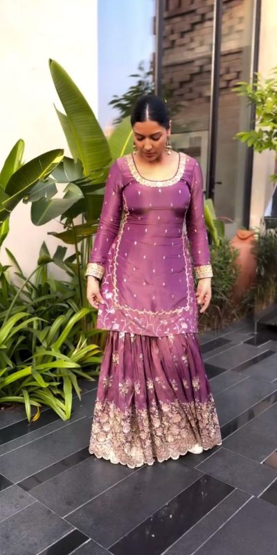 Pretty Pink Color Twill Net With Heavy Embroidery Sequence Work Salwar Suit