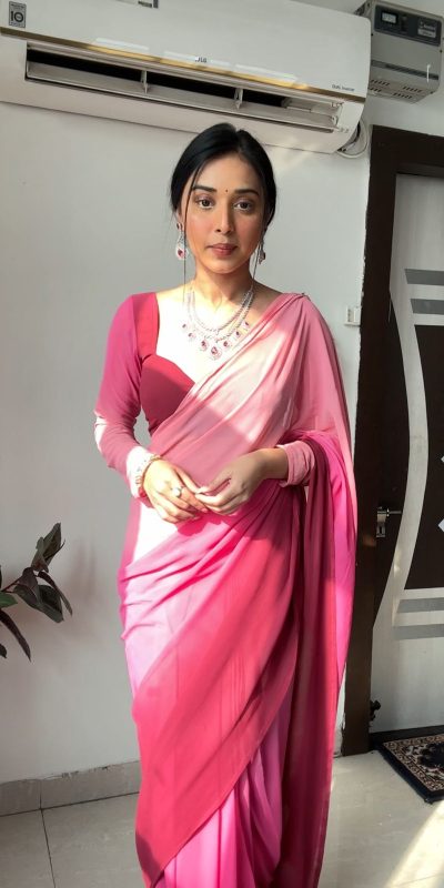 Multi Soft Georgette Silk Saree