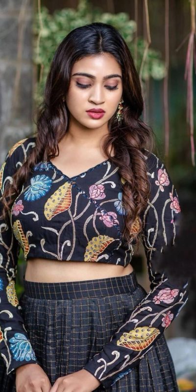 Beautiful Black Color Chant Crepe Digital Print Lehenga Choli