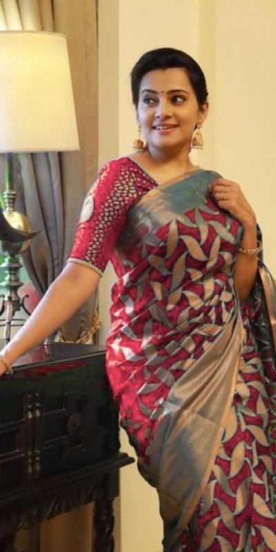 Fantastic Red Color Soft Litchi Silk All Over Weaving Saree