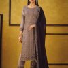 Glowing Light Brown Color Rangoli Coding Sequence Work Salwar Suit