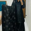 Fantastic Black Color Fendi Silk Salwar Suit