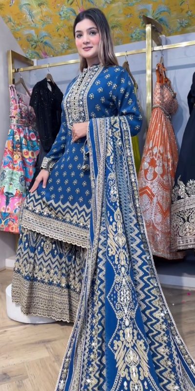 LG 1995 Blue Color Chinon Digital Print diamond Mirror WorkSalwar Suit Casual, Wedding, Festive, Events . Expected DeliveryΒ 4-6 Working Days @1999/- onlyΒ Β Β | Jump Suits, Salwar suit, Casual Suits, Creative suits, Designer Suits, Palazzo Suits, Party Wear Suits, Patiala Suits, Straight Suits