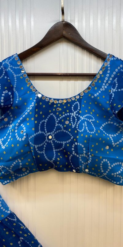 LG 647 Blue Color Printed Georgette Real Mirror Work Lehenga Choli Wedding, Party, Festive, Events Etc. Delivery 4-6 Working Days Rs 2099 | Lehenga, Bollywood Lehenga, Creative Lehenga, Designer Lehenga, Embroidered Lehenga, Party Wear Lehenga