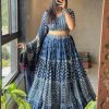 BE 389 Black Color Polyester Rayon With Print Lehenga Choli Wedding, Party, Festive, Events Etc. Delivery 4-6 Working Days Rs 2249 | Lehenga, Bollywood Lehenga, Creative Lehenga, Designer Lehenga, Embroidered Lehenga, Party Wear Lehenga