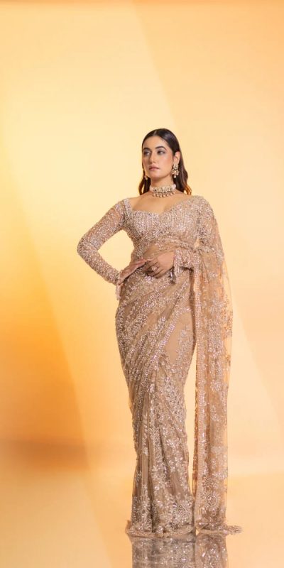 DF 3462 Cream Color Butterfly Net Heavy 5mm Sequins Embroidery work Saree Casual, Wedding, Festive, Events . Expected Delivery 4-6 Working Days @1999/- only | Sarees, Bollywood Sarees, Creative Sarees, Designer Sarees, Embroidered Sarees, Ethnic Saree, Modern Digital sarees, Party Wear Sarees