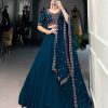 LNB 1416 Firozi Color Georgette Plain Lehenga Choli Wedding, Party, Festive, Events Etc. Delivery 4-6 Working Days Rs 3999 | Lehenga, Bollywood Lehenga, Creative Lehenga, Designer Lehenga, Embroidered Lehenga, Party Wear Lehenga