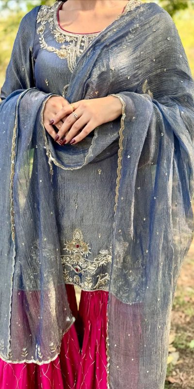 BE 380 Gray Fandy Salwar Suit Perfect for Wedding, Party, Ethnic Day, Family Gatherings, Sangeet . Available at ₹1999 only. Delivery 4-6 Working Days | Jump Suits, Tops & Bottoms, Track Suits, Salwar suit, Casual Suits, Creative suits, Designer Suits, Palazzo Suits, Party Wear Suits, Patiala Suits, Straight Suits, Trendy Wear