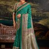 YNF 7209 Green Color Green Silk Fusion Print Madhubani Bandhej Saree Casual, Wedding, Festive, Events . Expected Delivery  4-6 Working Days @1499/- only                                                                                | Sarees, Bollywood Sarees, Creative Sarees, Designer Sarees, Embroidered Sarees, Ethnic Saree, Modern Digital sarees, Party Wear Sarees
