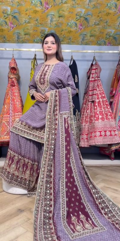 LG 1995 Lavender Color Chinon Digital Print Mirror Work Salwar Suit Casual, Wedding, Festive, Events . Expected DeliveryΒ 4-6 Working Days @1999/- onlyΒ Β Β | Jump Suits, Salwar suit, Casual Suits, Creative suits, Designer Suits, Palazzo Suits, Party Wear Suits, Patiala Suits, Straight Suits