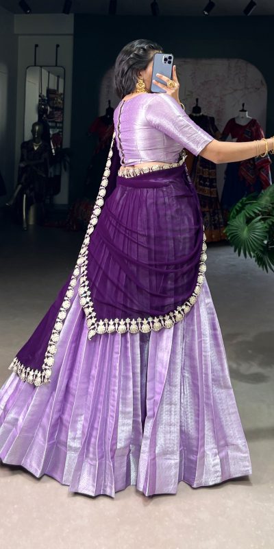 LNB 2013 Lavender Color Jacquard Silk weaving work Lehenga Choli Wedding, Party, Festive, Events Etc. Delivery 4-6 Working Days Rs 2999 | Lehenga, Bollywood Lehenga, Creative Lehenga, Designer Lehenga, Embroidered Lehenga, Party Wear Lehenga
