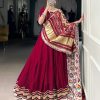 LNB 1657 Maroon Color Silk Georgette Original Mirror Lace Touch Up Lehenga Choli Wedding, Party, Festive, Events Etc. Delivery 4-6 Working Days Rs 4299 | Lehenga, Bollywood Lehenga, Creative Lehenga, Designer Lehenga, Embroidered Lehenga, Party Wear Lehenga