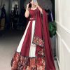 LNB 1714 Maroon Color Pure Rayon Plain Printed With Paper Mirror Work Lehenga Choli Wedding, Party, Festive, Events Etc. Delivery 4-6 Working Days Rs 3599 | Lehenga, Bollywood Lehenga, Creative Lehenga, Designer Lehenga, Embroidered Lehenga, Party Wear Lehenga