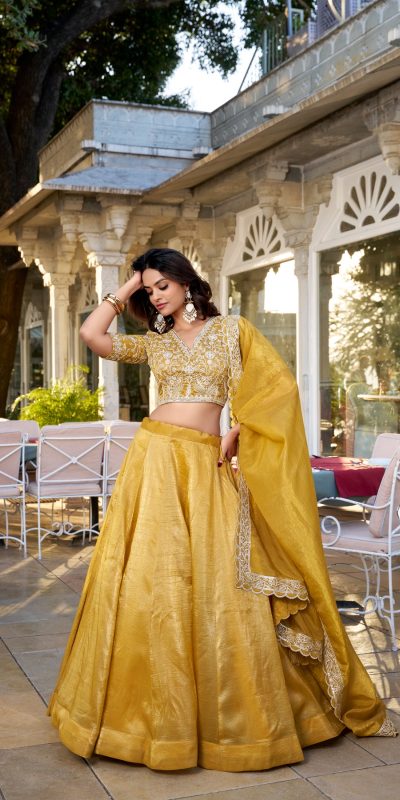 LNB 1424 Mustard Color Mustard Goldie Plain Lehenga Choli Wedding, Party, Festive, Events Etc. Delivery 4-6 Working Days Rs 3199 | Lehenga, Bollywood Lehenga, Creative Lehenga, Designer Lehenga, Embroidered Lehenga, Party Wear Lehenga