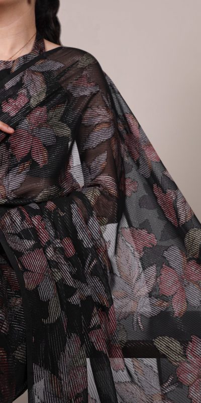 YNF 7052 Navy Blue Color Lurex Brasso Floral Viscose Brasso Saree Casual, Wedding, Festive, Events . Expected Delivery  4-6 Working Days @1799/- only                                                                                | Sarees, Bollywood Sarees, Creative Sarees, Designer Sarees, Embroidered Sarees, Ethnic Saree, Modern Digital sarees, Party Wear Sarees