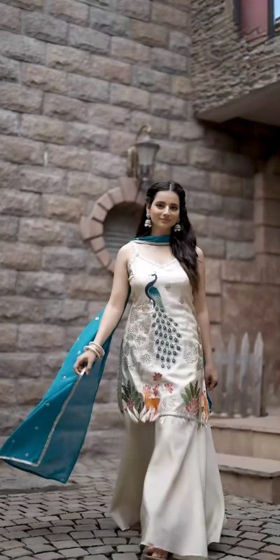 LG 1994 Off White Color French Crape Embroidery Work Salwar Suit Casual, Wedding, Festive, Events . Expected DeliveryΒ 4-6 Working Days @1999/- onlyΒ Β Β | Jump Suits, Salwar suit, Casual Suits, Creative suits, Designer Suits, Palazzo Suits, Party Wear Suits, Patiala Suits, Straight Suits