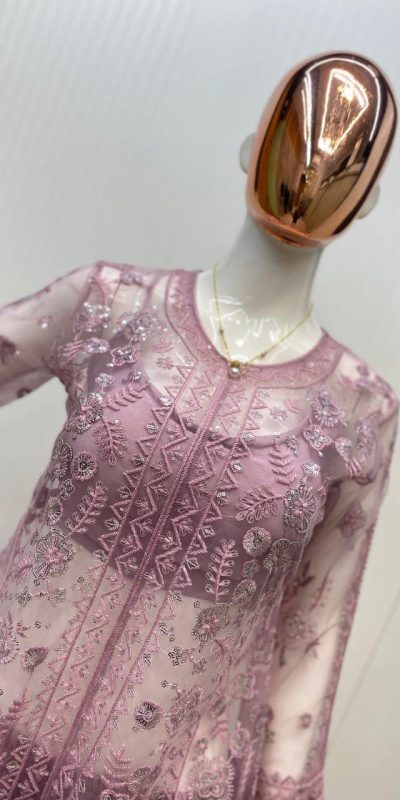 LG 1943 Pink Color Butterfly Net Sequence Embroidery Work Salwar Suit Casual, Wedding, Festive, Events . Expected Delivery  4-6 Working Days @1999/- only      | Jump Suits, Salwar suit, Casual Suits, Creative suits, Designer Suits, Palazzo Suits, Party Wear Suits, Patiala Suits, Straight Suits