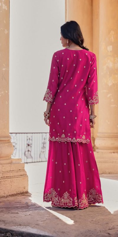 LG 1988 Pink Color Chinon Sequence Embroidery Work Salwar Suit Casual, Wedding, Festive, Events . Expected Delivery  4-6 Working Days @2149/- only      | Jump Suits, Salwar suit, Casual Suits, Creative suits, Designer Suits, Palazzo Suits, Party Wear Suits, Patiala Suits, Straight Suits