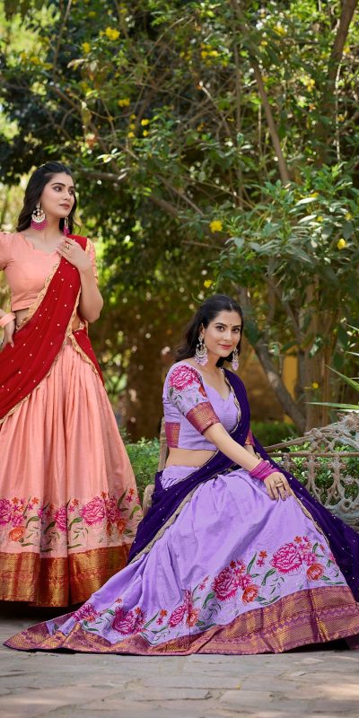LNB1518 Pink Color Cotton Silk Thread Embroidery Work Lehenga Choli Wedding, Party, Festive, Events Etc. Delivery 4-6 Working Days Rs 2999 | Lehenga, Bollywood Lehenga, Creative Lehenga, Designer Lehenga, Embroidered Lehenga, Party Wear Lehenga