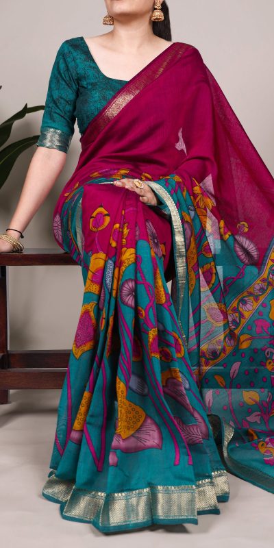 YNF 7036 Pink Color Polyester Chanderi Printed Zari Weaving Work Saree Casual, Wedding, Festive, Events . Expected Delivery 4-6 Working Days @1499/- only | Sarees, Bollywood Sarees, Creative Sarees, Designer Sarees, Embroidered Sarees, Ethnic Saree, Modern Digital sarees, Party Wear Sarees