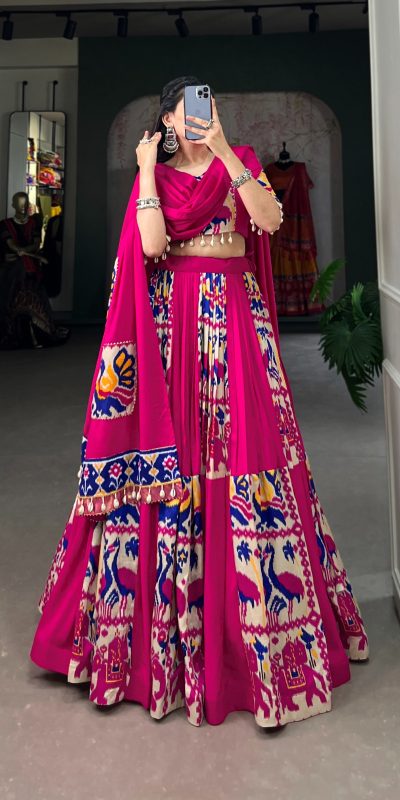 LNB 1611 Pink Color Rayon With Printed Silk Plain With Printed Lehenga Choli Wedding, Party, Festive, Events Etc. Delivery 4-6 Working Days Rs 3099 | Lehenga, Bollywood Lehenga, Creative Lehenga, Designer Lehenga, Embroidered Lehenga, Party Wear Lehenga