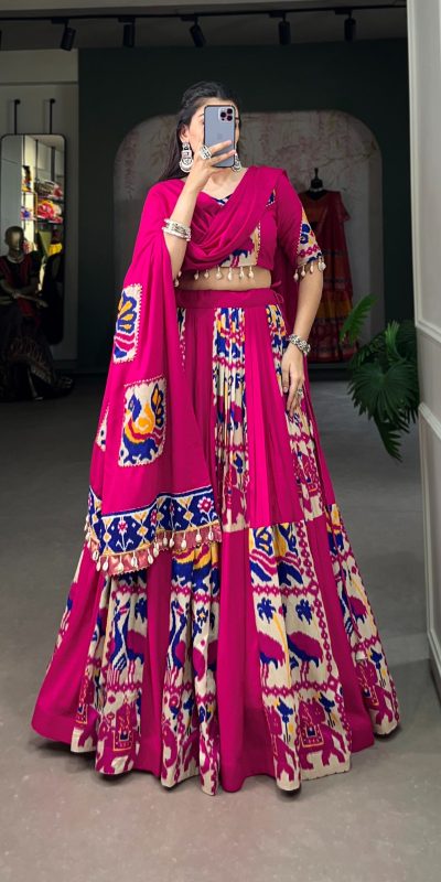 LNB 1611 Pink Color Rayon With Printed Silk Plain With Printed Lehenga Choli Wedding, Party, Festive, Events Etc. Delivery 4-6 Working Days Rs 3099 | Lehenga, Bollywood Lehenga, Creative Lehenga, Designer Lehenga, Embroidered Lehenga, Party Wear Lehenga