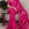 YNF 7904 Pink Color Roop Silk Zari Weaving Work Saree Casual, Wedding, Festive, Events . Expected Delivery  4-6 Working Days @1749/- only                                                                                | Sarees, Bollywood Sarees, Creative Sarees, Designer Sarees, Embroidered Sarees, Ethnic Saree, Modern Digital sarees, Party Wear Sarees