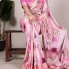 YNF 7015 Pink Color Tussar Silk With Viscose Border Printed Saree Casual, Wedding, Festive, Events . Expected Delivery  4-6 Working Days @1699/- only                                                                                | Sarees, Bollywood Sarees, Creative Sarees, Designer Sarees, Embroidered Sarees, Ethnic Saree, Modern Digital sarees, Party Wear Sarees
