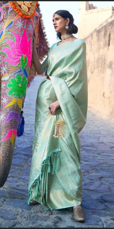 KP 5013 Pista Soft Lichi Silk Jacquard Work With Designer Work Saree Special Price ₹1399. Delivery 4-6 Working Days. Shop now. | Sarees, Bollywood Sarees, Creative Sarees, Designer Sarees, Embroidered Sarees, Ethnic Saree, Modern Digital sarees, Party Wear Sarees