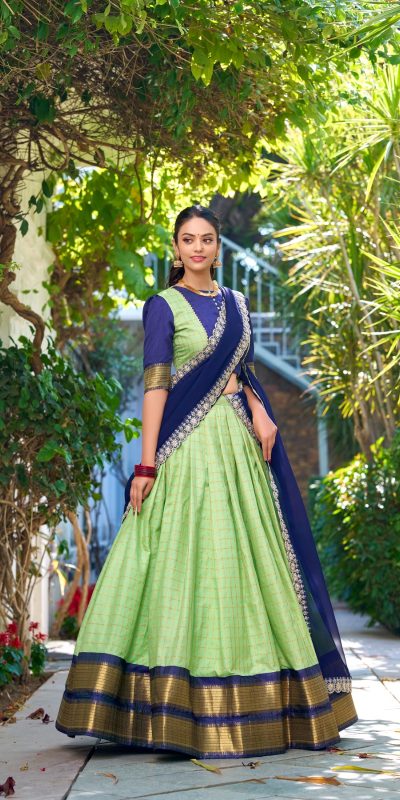 LNB 2010 Pista Color Zari Chex With Zari Weaving Work Lehenga Choli Wedding, Party, Festive, Events Etc. Delivery 4-6 Working Days Rs 2149 | Lehenga, Bollywood Lehenga, Creative Lehenga, Designer Lehenga, Embroidered Lehenga, Party Wear Lehenga