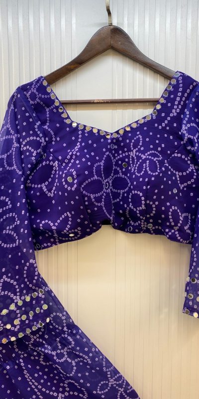 LG 647 Purple Color Printed Georgette Real Mirror Work Lehenga Choli Wedding, Party, Festive, Events Etc. Delivery 4-6 Working Days Rs 2099 | Lehenga, Bollywood Lehenga, Creative Lehenga, Designer Lehenga, Embroidered Lehenga, Party Wear Lehenga