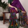 YNF 7036 Purple Color Polyester Chanderi Printed Zari Weaving Work Saree Casual, Wedding, Festive, Events . Expected Delivery  4-6 Working Days @1499/- only                                                                                | Sarees, Bollywood Sarees, Creative Sarees, Designer Sarees, Embroidered Sarees, Ethnic Saree, Modern Digital sarees, Party Wear Sarees