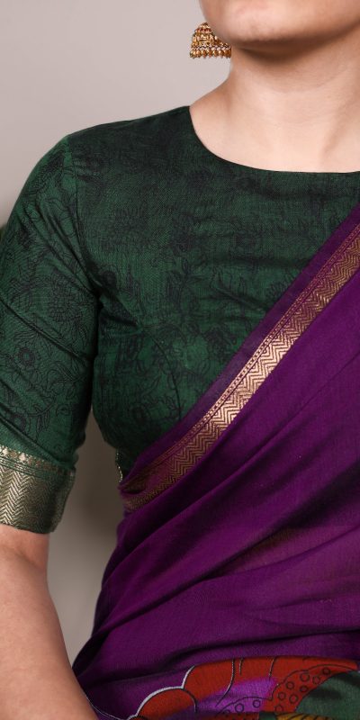 YNF 7036 Purple Color Polyester Chanderi Printed Zari Weaving Work Saree Casual, Wedding, Festive, Events . Expected Delivery  4-6 Working Days @1499/- only                                                                                | Sarees, Bollywood Sarees, Creative Sarees, Designer Sarees, Embroidered Sarees, Ethnic Saree, Modern Digital sarees, Party Wear Sarees