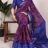 YNF 7046 Purple Color Polyester Chanderi Print Zari Weaving Work Saree Casual, Wedding, Festive, Events . Expected Delivery  4-6 Working Days @1549/- only                                                                                | Sarees, Bollywood Sarees, Creative Sarees, Designer Sarees, Embroidered Sarees, Ethnic Saree, Modern Digital sarees, Party Wear Sarees