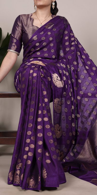 YNF 7904 Purple Color Roop Silk Zari Weaving Work Saree Casual, Wedding, Festive, Events . Expected Delivery 4-6 Working Days @1749/- only | Sarees, Bollywood Sarees, Creative Sarees, Designer Sarees, Embroidered Sarees, Ethnic Saree, Modern Digital sarees, Party Wear Sarees