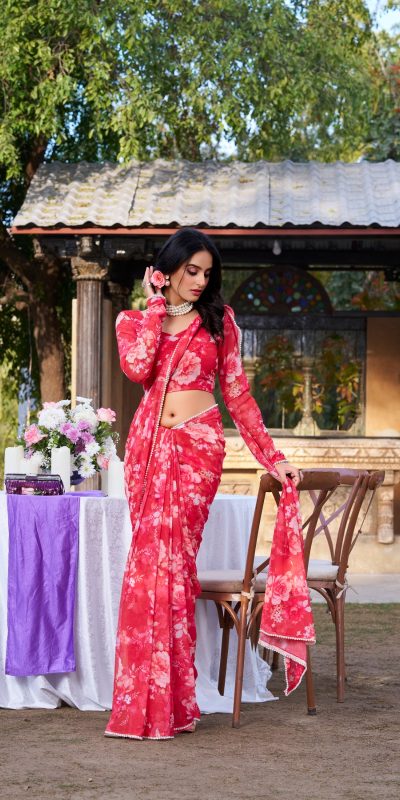 YNF 7010 Red Color Weightless Marbal Floral Printed Pearl Lace Saree Casual, Wedding, Festive, Events . Expected Delivery 4-6 Working Days @1599/- only | Sarees, Bollywood Sarees, Creative Sarees, Designer Sarees, Embroidered Sarees, Ethnic Saree, Modern Digital sarees, Party Wear Sarees