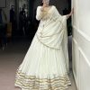 LNB 1605 White Color Pure Rayon Lace Touch Up Lehenga Choli Wedding, Party, Festive, Events Etc. Delivery 4-6 Working Days Rs 3199 | Lehenga, Bollywood Lehenga, Creative Lehenga, Designer Lehenga, Embroidered Lehenga, Party Wear Lehenga