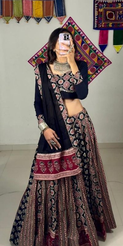 LG 649 Black Color Rayon Lehenga Choli With Lace Work & Cowrie Work. Now at just ₹1999. Delivery 4-6 Working Days. Shop now. | Lehenga, Bollywood Lehenga, Creative Lehenga, Designer Lehenga, Embroidered Lehenga, Party Wear Lehenga