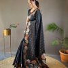KP 6003 Black Soft Lichi Silk Cloth Lace Work & Lace Border Saree in Best Price ₹1399. Delivery 4-6 Working Days. Shop now. | Sarees, Bollywood Sarees, Creative Sarees, Designer Sarees, Embroidered Sarees, Ethnic Saree, Modern Digital sarees, Party Wear Sarees
