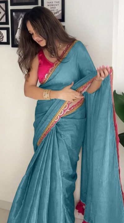 SC 353 Blue Pure Erode Silk With Lace Work & Embroidery Work Saree . Affordable Price ₹1399. Delivery 4-6 Working Days. Shop now. | Sarees, Bollywood Sarees, Creative Sarees, Designer Sarees, Embroidered Sarees, Ethnic Saree, Modern Digital sarees, Party Wear Sarees
